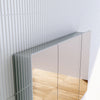 Wall Mounted Bathroom Mirror Cabinet Triple Door Shelf Storage Cupboard 900x600