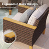 Outdoor Rattan Wicker Patio Furniture Set Sectional Sofa Patio Conversation Sets
