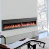 Electric Fireplace Media LED Wall Fire Wall Mounted / Standing Heater 40-100in