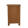 Oakcroft Narrow 3 Drawer Bedside Table – Nightstand with Storage Drawers – 38cm