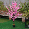 5FT Potted Cherry Artificial Blossom Tree Indoor Outdoor Plant Peach Pink Flower