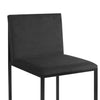 Dusk Rae Charcoal Velvet & Black Set of 2 Barstools RRP