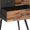 ShCuShan Bedside Cabinet 47x31.5x60 Solid Wood Teak,Bedside Tables Bedside U2E0