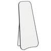 Full Body Length Mirror A Frame with Floor Standing Bracket Wall Mounted Hooks