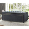 Large Chesterfield Storage Ottoman Bench Box Widnow Seat Stool Bedroom Footstool