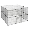 Pet Fence Expanding Playpen Puppy Dog Cat Animal Cage Metal Indoor Outdoor Home