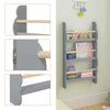 3Tier Children Bookcase Wall Mounted Display Bookshelf Storage Unit Shelves Rack