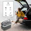 45L Large Portable Electric Car Fridge Camping Travel Cooler Cool Box Warm Box