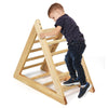 Wooden Climbing Triangle Ladder w/Stable Structure for Toddlers Playful Climbers