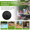 14KG Outdoor Umbrella Base 45CM Round Table Market Umbrella Stand 38/48MM Poles