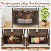Multi-level Cat Condo Furniture for Indoor Cats Brown