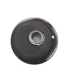 Inset Kitchen Sink Round Single Bowl Stainless Steel Undermount Basin w/ Drainer