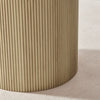 **Seconds** Penrose Oak 120cm Round Wooden Pedestal Dining Table Scandi Japanese