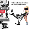 Foldable Abdominal Workout Machine-Ab Roller Bench for Home Core Workout UK