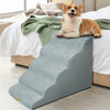Dog Stairs Pet 3/4/5 Steps For Bed Sofa Cats Ladder Ramp With Removable Cover UK