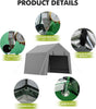 Outdoor Storage Shelter Portable Motorcycle Shed Garage Carport Garden Tool Tent