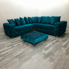 Square Coffee Table Chesterfield Upholstered Footstool Pouffe Foot Stool Seat