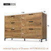 Sideboard Cabinet Industrial Cupboard Storage Furniture 6 Drawers Living Room