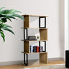4 Tier Wood & Metal Floor Standing Bookcase Storage Display Rack Shelving Unit