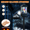 155 cm Halloween Lamp Post Sound-Activated Indoor Stree Lamp-Black