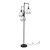 Tall 160CM Floor Lamp Standard Free Standing Living Room 3 Heads Home Wire Cage