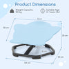 Indoor Outdoor Toddler Sit and Spin Sensory Toy Chair Elephant-Blue