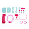 Girl Pink Vanity Table Children Kids Dressing Mirror Makeup Toy Pretend Play Set