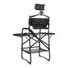 Aluminium Folding Camping/Garden/Fishing Directors Chair with Double Side Table