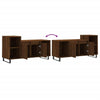 Lechnical TV Cabinet Brown Oak 100x35x55 Engineered Wood,TV Stand Unit,TV K8T5