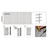 PVC Garden Screening Roll Fence Privacy Border Panel Bamboo Effect Fencing Cover
