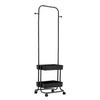 Open Wardrobe Clothes Rail Rack Garment Display Stand & Storage Baskets Mobile