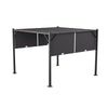 Adjustable Pergola Gazebo Garden Sun Shade Canopy Cover Shelter Steel Frame 3*3m