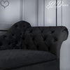 Chaise Lounge Chesterfield Sofa Black Accent Chair Lucian Tufted Longue