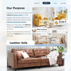 Convertible Sofa Bed 3-in-1 Pull out Arm Chair Folding Recliner Sleeper
