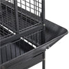 Large Metal Bird Cage Open Playtop for African Grey Parrot Cockatiels w/Stand
