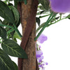 Large Artificial Wisteria Flower Tree in Pot Indoor Outdoor Fake Plant Home Deco