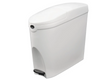 White Pedal Operated Sanitary Bin 20L 11-2-580