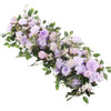Wedding Artificial Rose Flower Row Arch Floral Ornament Background Arrangement
