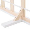 White Solid Wooden Bed Frame 3ft 4ft6 Wood Single Double Size Bed