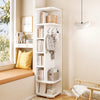 Tall Corner Cabinet Storage Living Room Bedroom Slim Storage Display Cupboard
