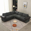 Luxury 2, 3 Seater Linen Fabric Couch Sofa Corner Chaise Settee Living Room Set