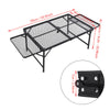 Portable Camping Table Folding Storage Outdoor Desk Mesh Top Height Extendable