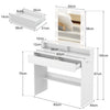 Gunji LED Dressing Table with 9 Bulbs & 2 Drawers Modern Vanity Table