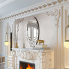 Modern Decoration Wall Silver Mirror Tear Drop Hanging Mirror for Living Room UK