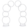 2x Wedding Backdrop Stand Flower Rack Metal Arch Door Party Prop Archway Decor
