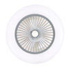 Round LED Ceiling Fan Light Dimmable Living Room Chandelier Lamp Remote Control