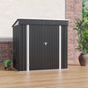 Sturdy Shed Garden Storage Galvanised Metal Steel Sheds w/ DoubeDoor Ventilation