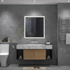 LED Bathroom Mirror Cabinet Wall Mounted 2 Doors Storage Cupboard Shower Laundry