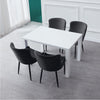 Rectangular Kitchen Dining Table Wooden Table 4-6 Seats Family Party Table White