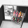 Blind Corner Bracket & Plates Cabinet Pull Out Drawer Base Shelve Storage Basket